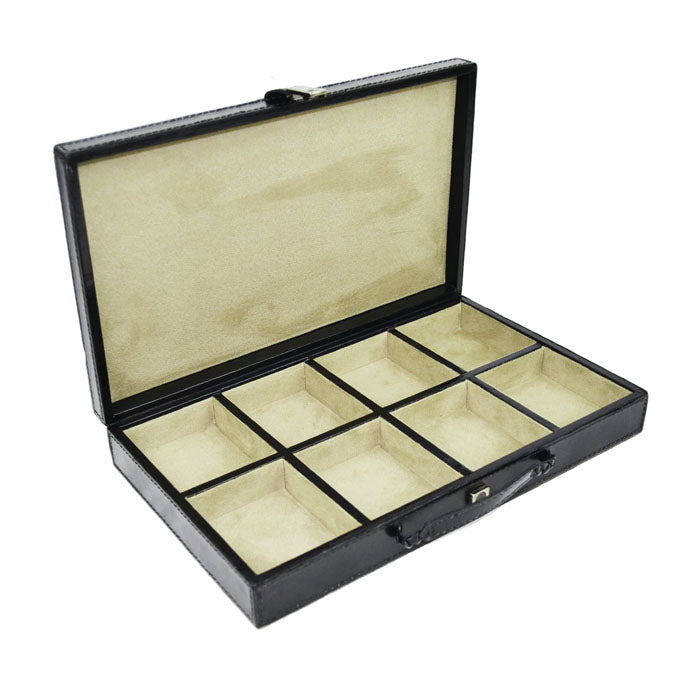 Elegant Leather Cufflinks Box (Available in 5 Colors)