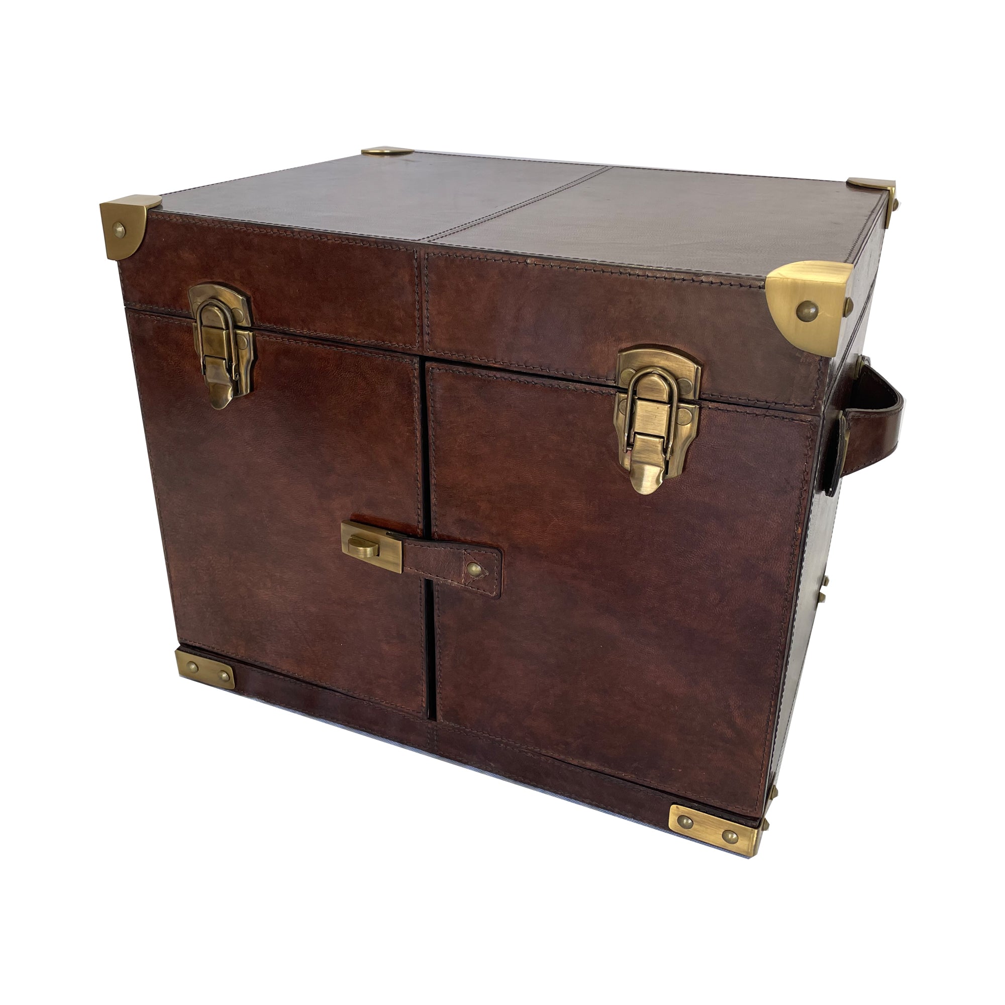 Leather Home Bar on the Go LARGE (Available in 2 Colors)
