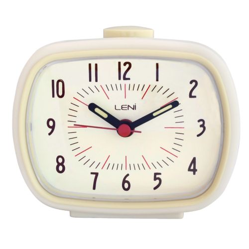 Retro Leni Pastel Shades Alarm Clock (Available in 2 Colors)
