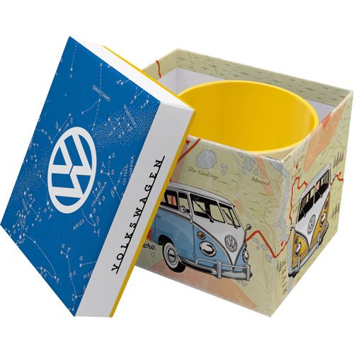"Let's Get Lost" Ceramic Coffee Mug In Gift Box