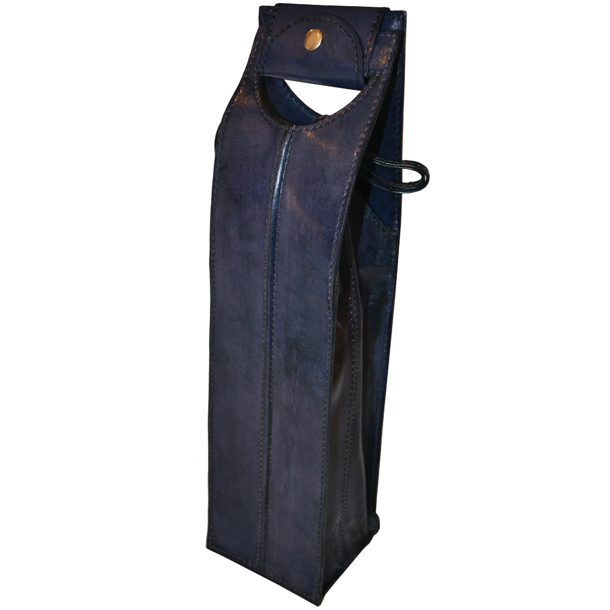 Luxe Leather Single Wine Carrier (5 Colors To Choose)