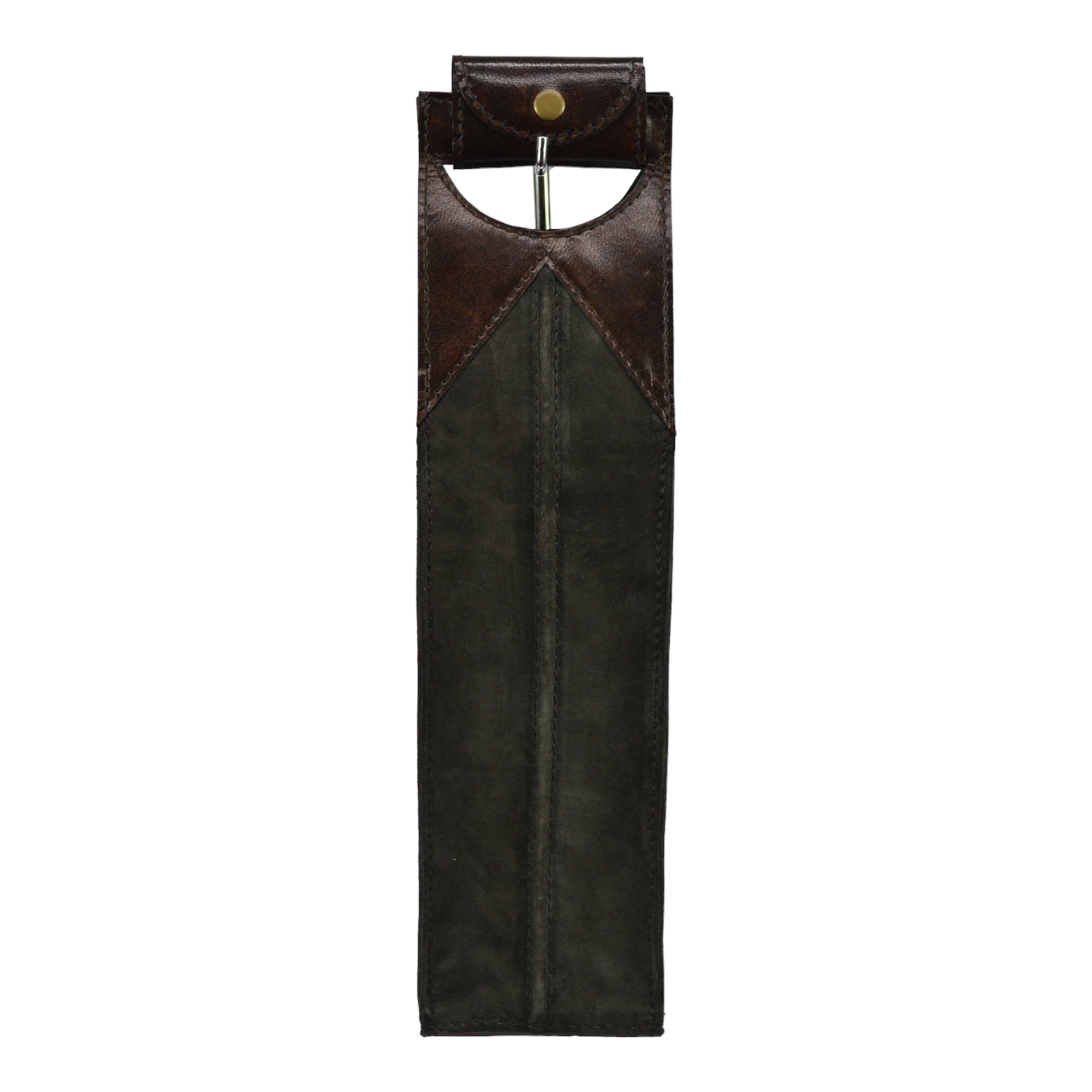 Luxe Leather SUEDE Single Wine Carrier (3 Colors To Choose)