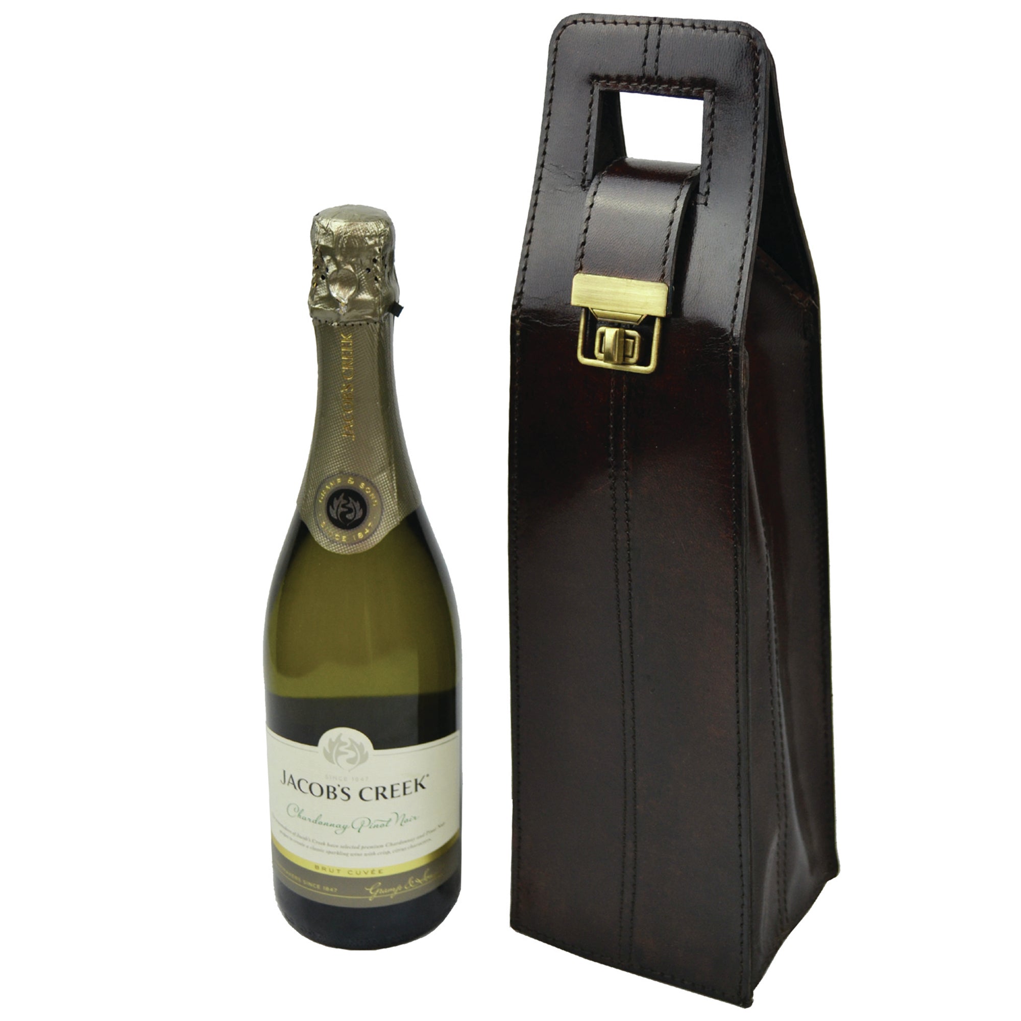 Luxury Leather Single Wine Holder (4 Colors To Choose)