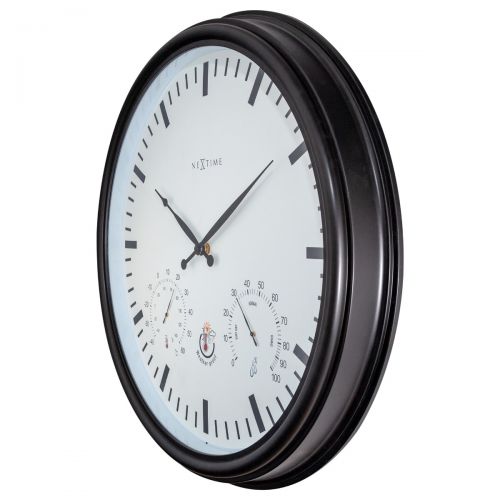 3 in 1 NeXtime Sunflower Outdoor Wall Clock 50.8cms