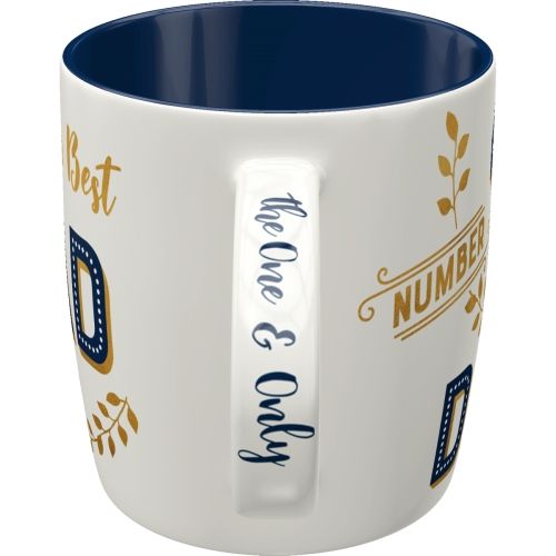 "Number 1 Dad" Ceramic Coffee Mug