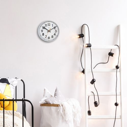 NeXtime Peter Wall Clock 26cm (Available in 2 Frame Colors)