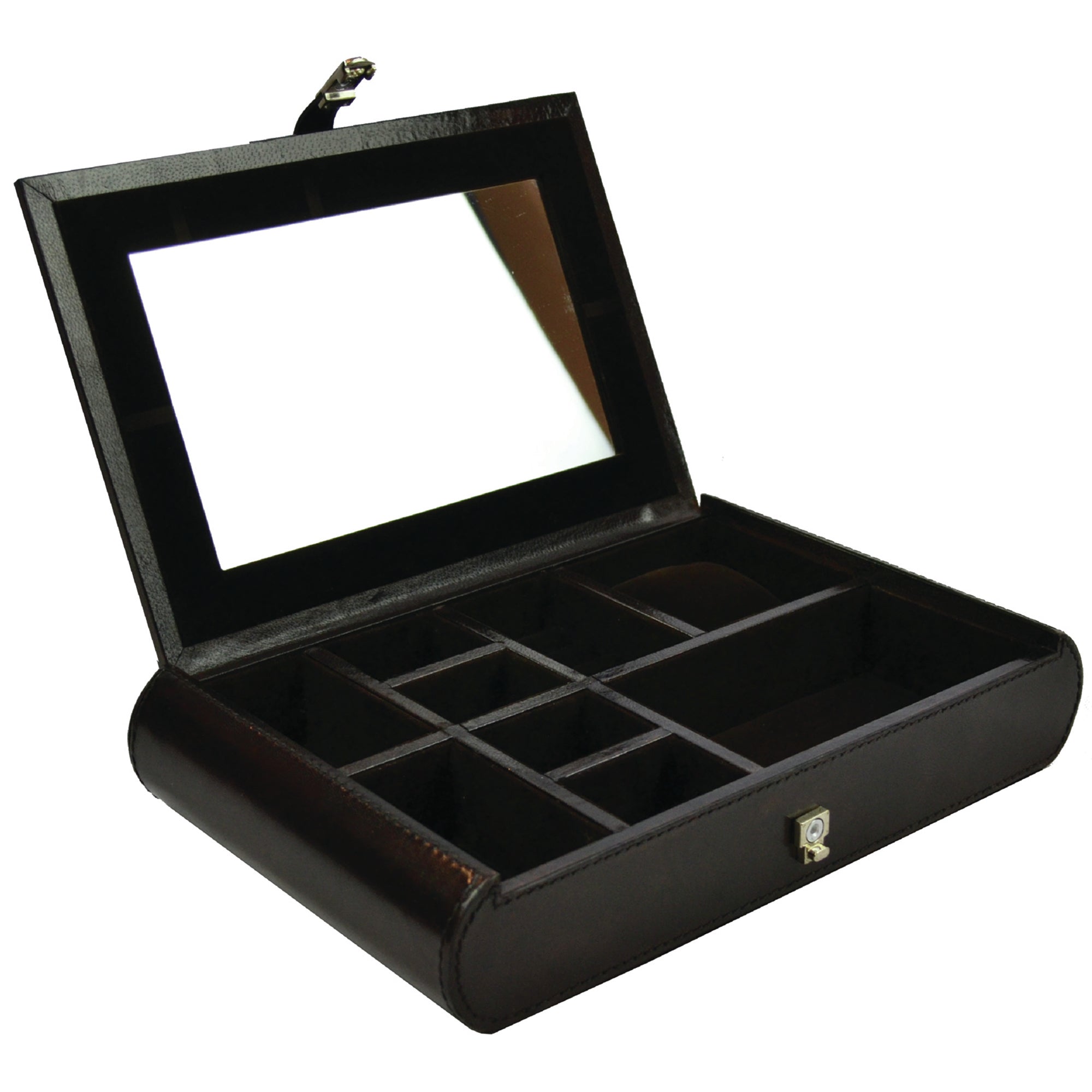 Rectangle Jewelry Box With Mirror (Available In 2 Colors)