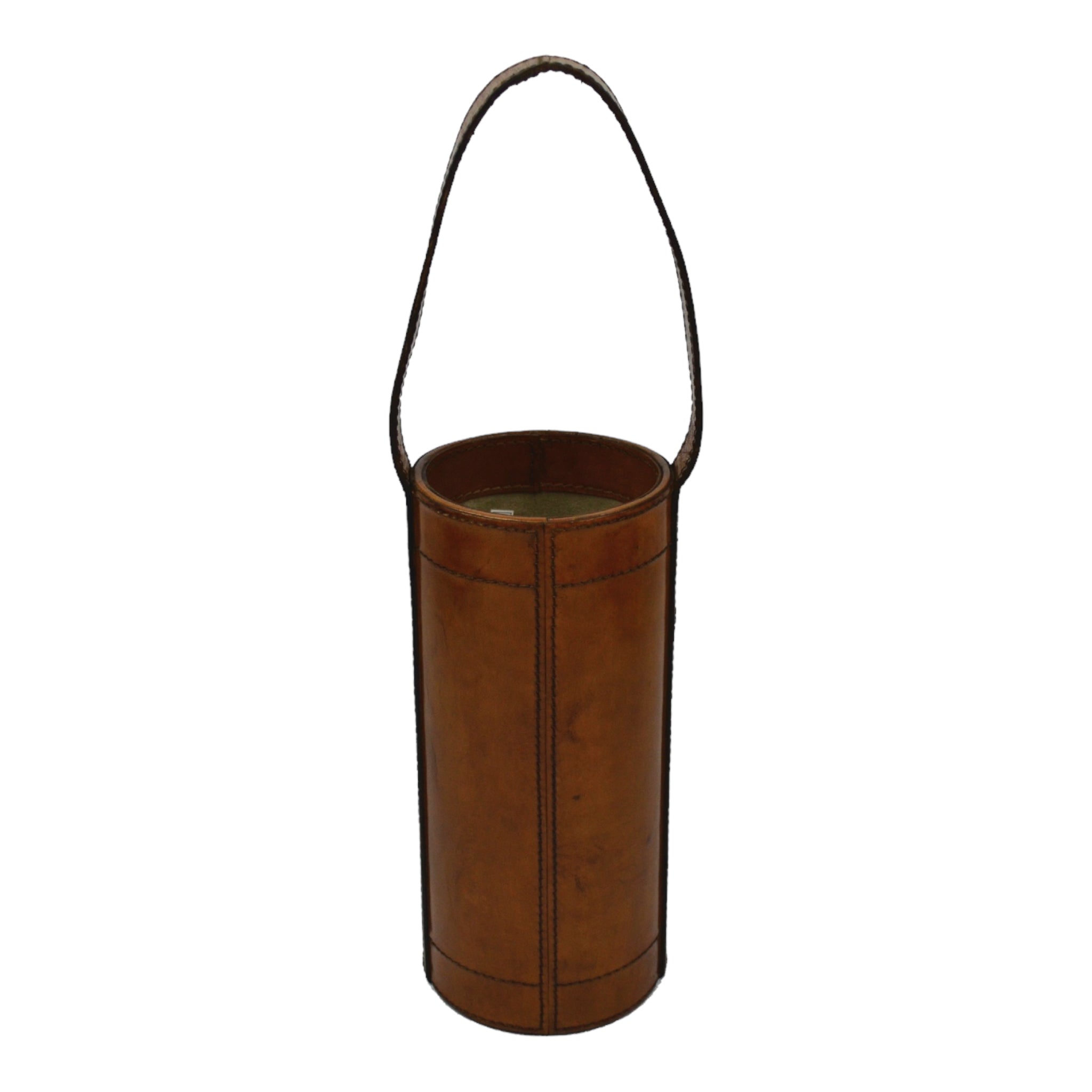 Single Leather Wine Bottle Holder (2 Colors to Choose)