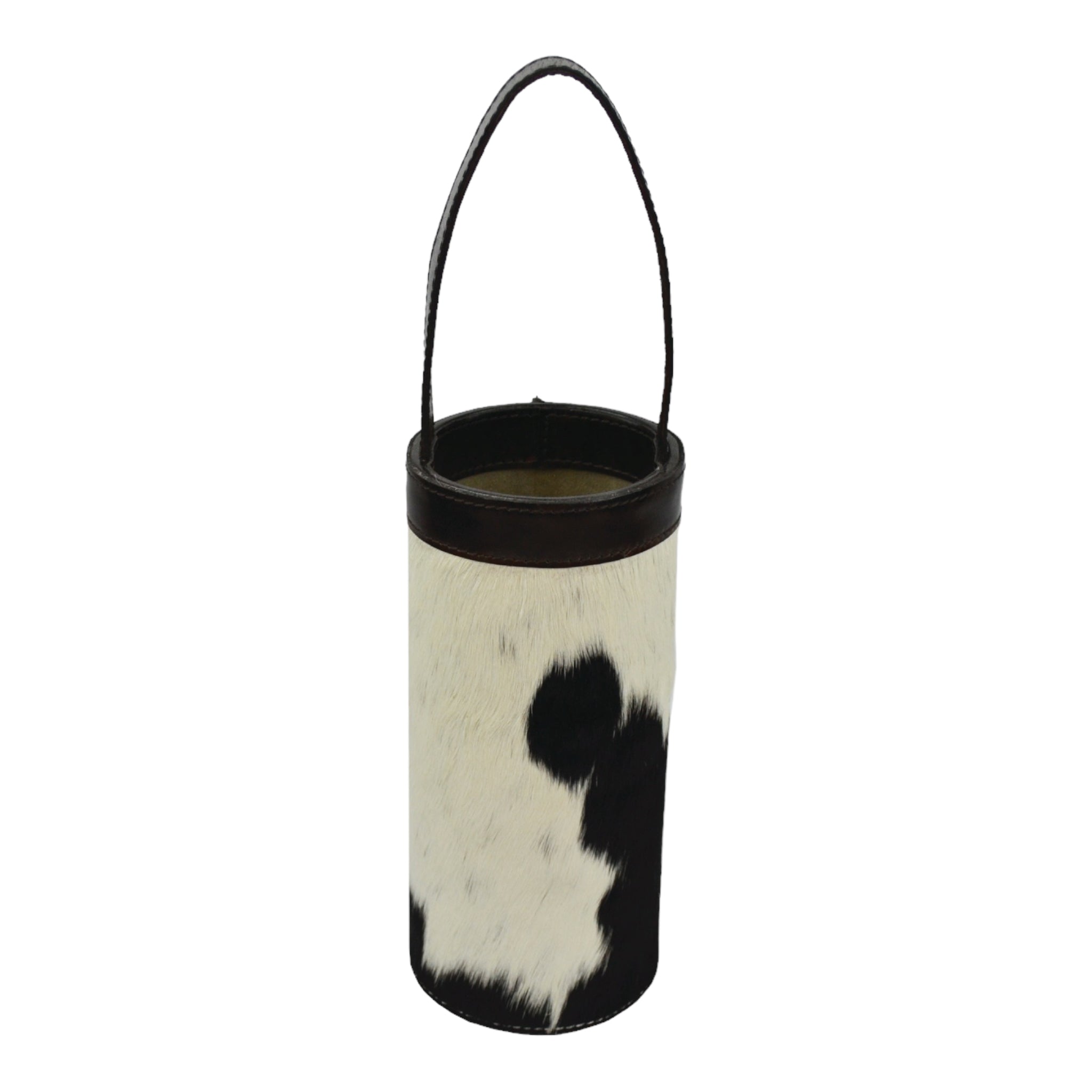 Single Wine Holder Fur Leather Case