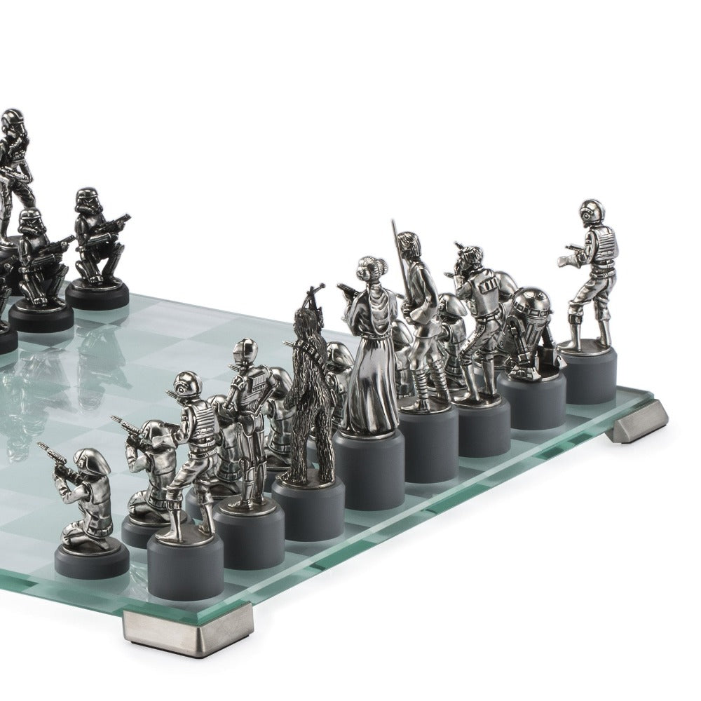 Royal Selangor Star Wars Classic Pewter Pieces Chess Set