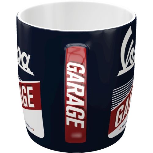 Vespa Garage Ceramic Coffee Mug