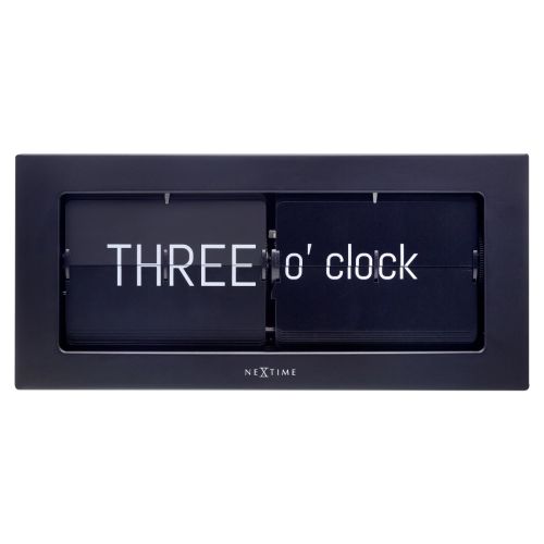 NeXtime Word Flip Table Clock