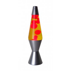 Vibrant Motion Electric Lava Lamp - Yellow & Red