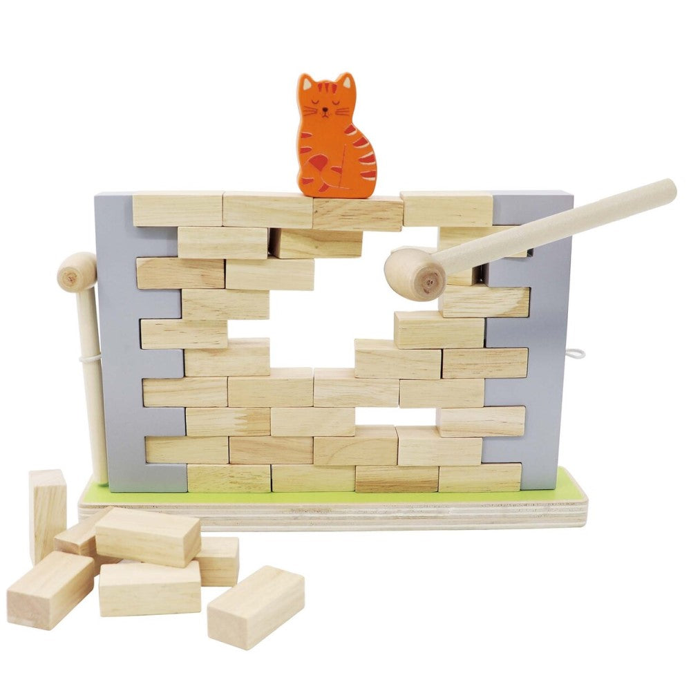Kids Wooden Jenga Wall Blocks Game
