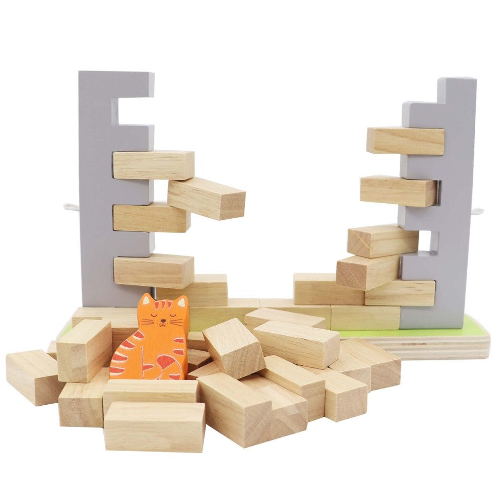 Kids Wooden Jenga Wall Blocks Game