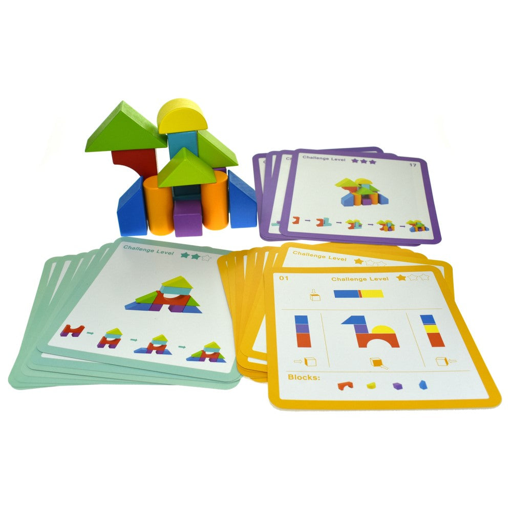 Toddlers Block Building & Matching Game