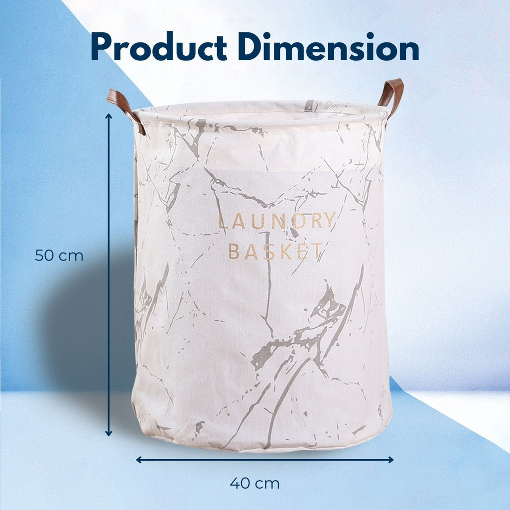Laundry Basket Round Foldable (Dog)