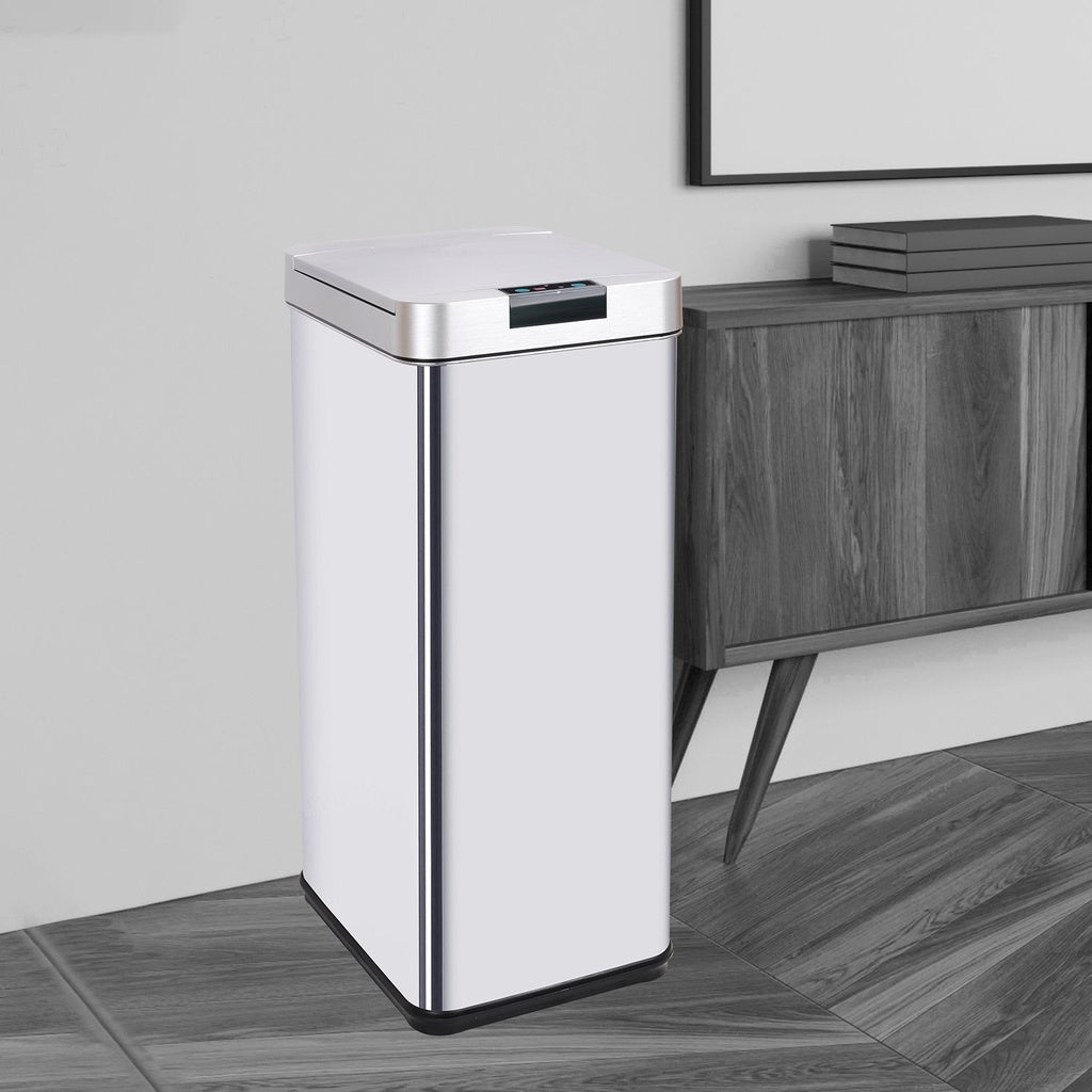 Narrow Silver Square Sensor Bin - 50L