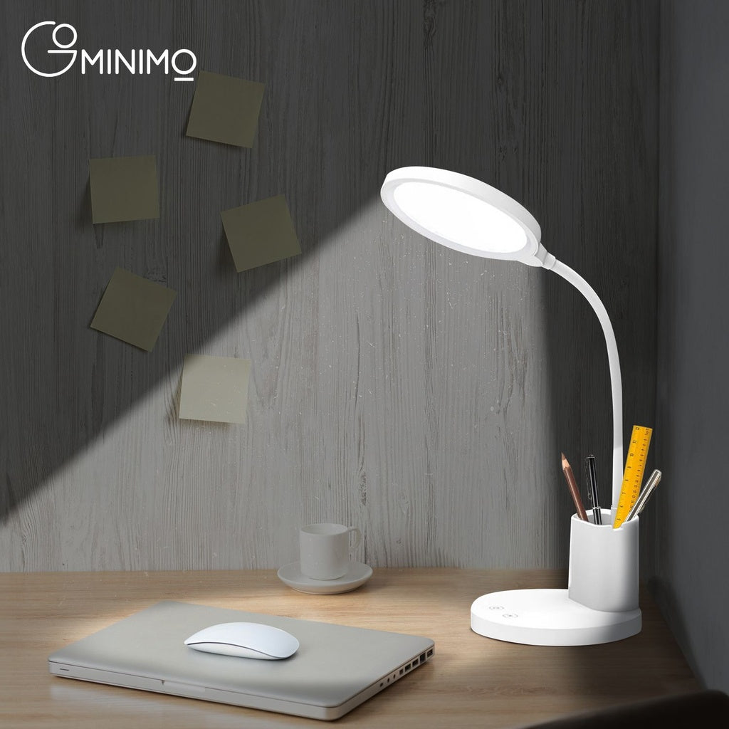Desk Lamp with Pen and Phone Holder
