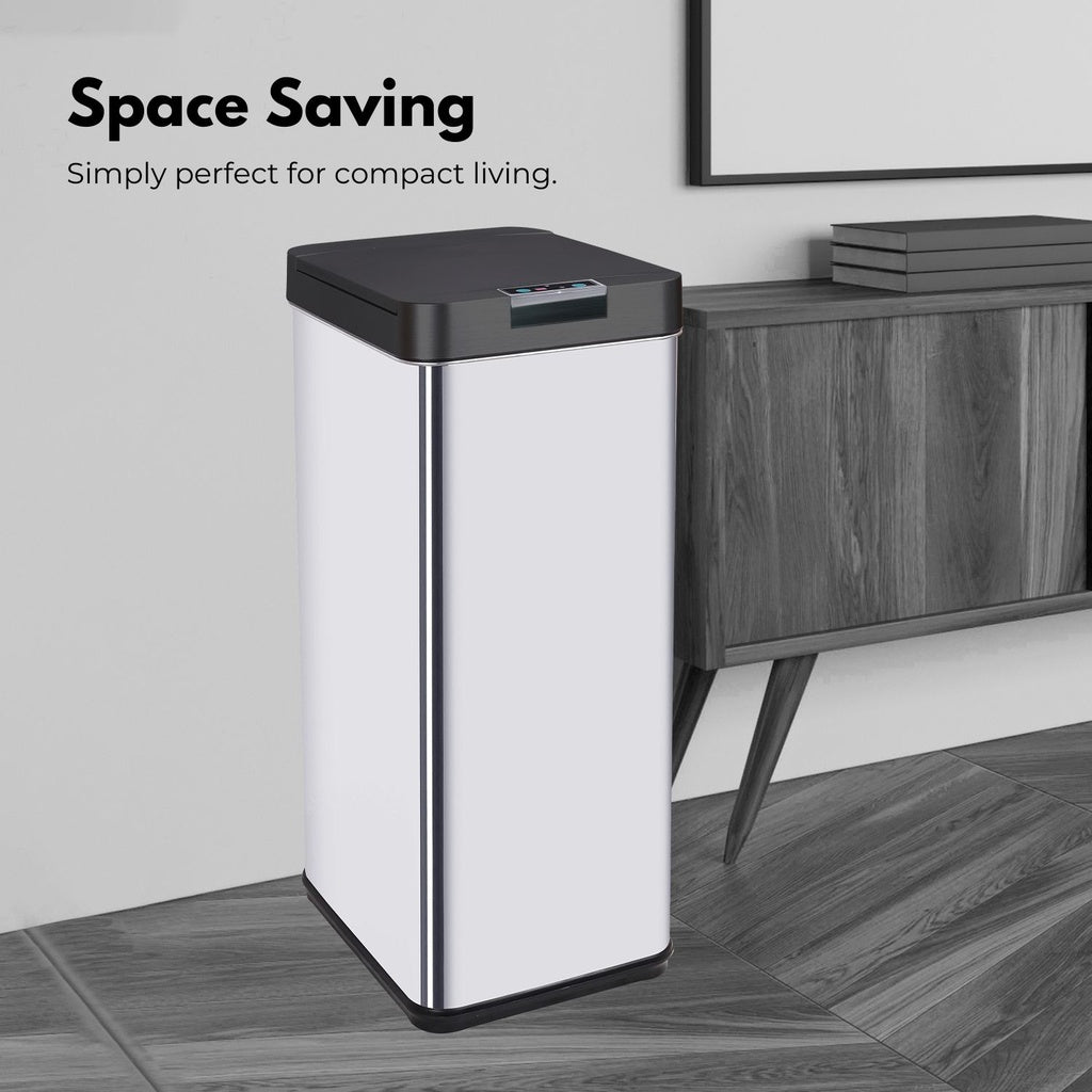 Narrow Black Square Sensor Bin - 50L