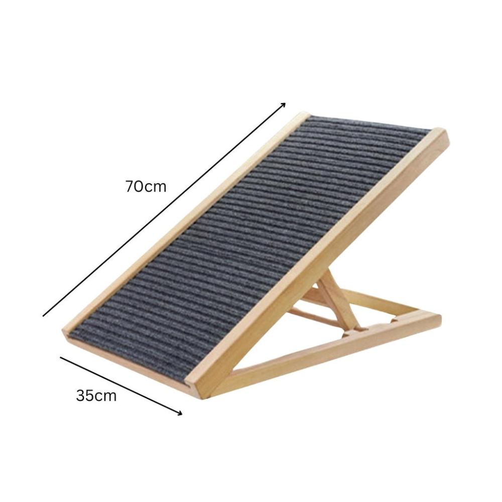 Wooden Adjustable Pet Ramp 70 x 35 cm