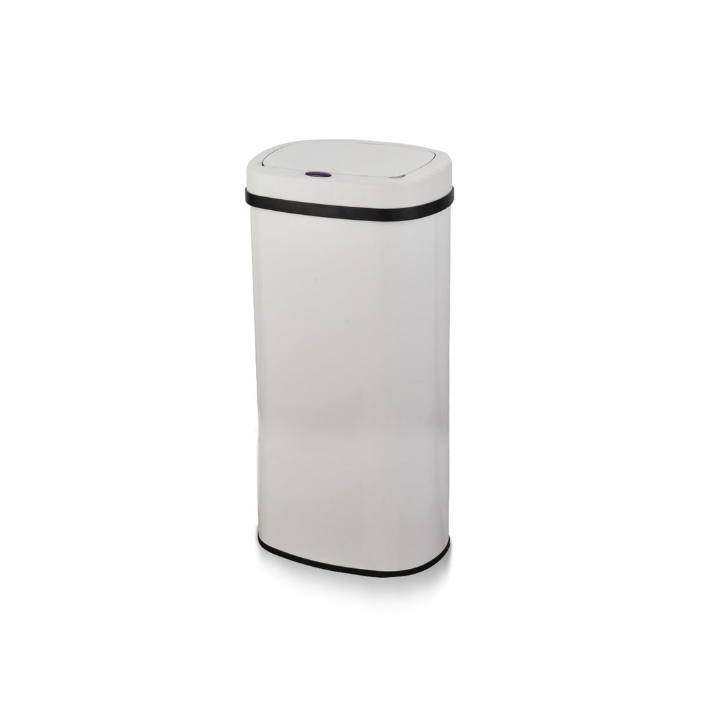 White Oval Sensor Bin 70L