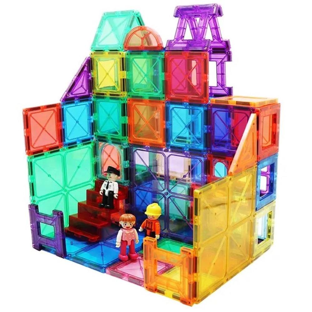 Non-Toxic Material Magnetic Tiles - 150pcs