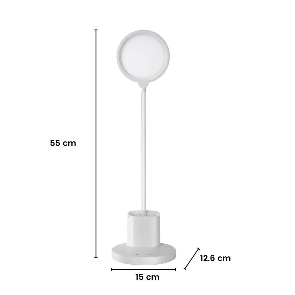 Desk Lamp with Pen and Phone Holder