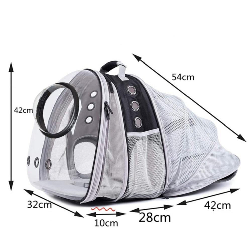 Expandable Space Capsule Backpack - (Black)