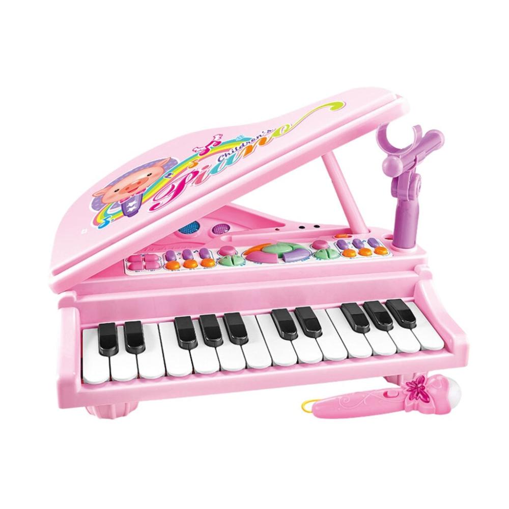 Kids Piano Keyboard Music Toys (Pink)