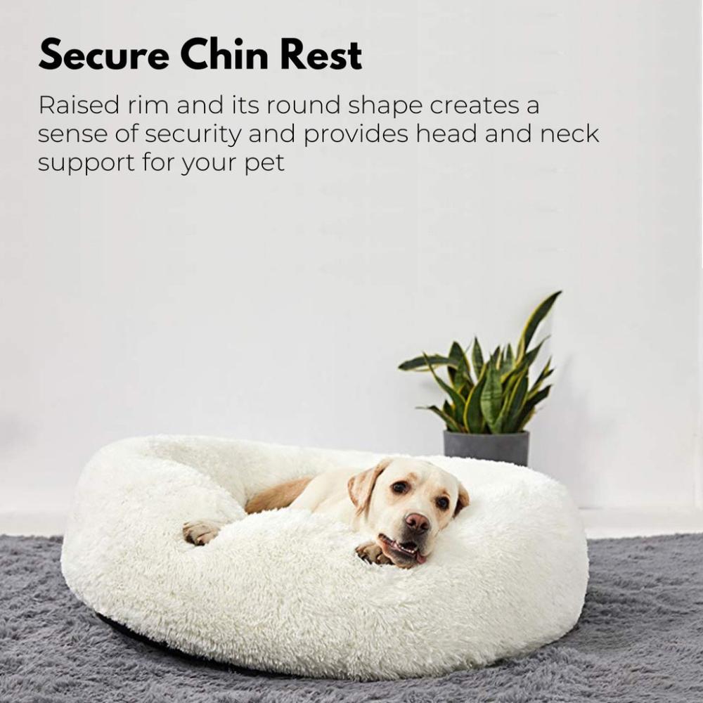 Round Plush Ped Bed 60cm (Apple Green)