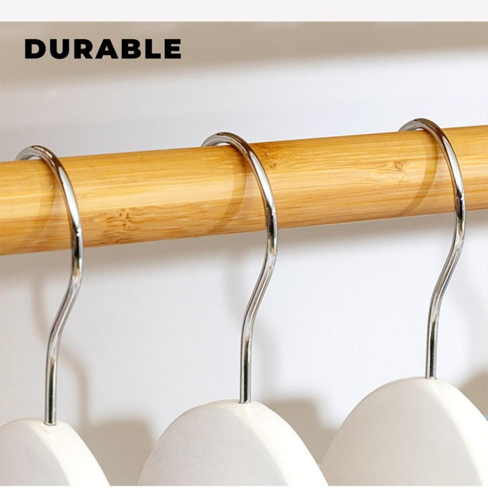 Bamboo Trapezoidal Coat Rack - 100cms