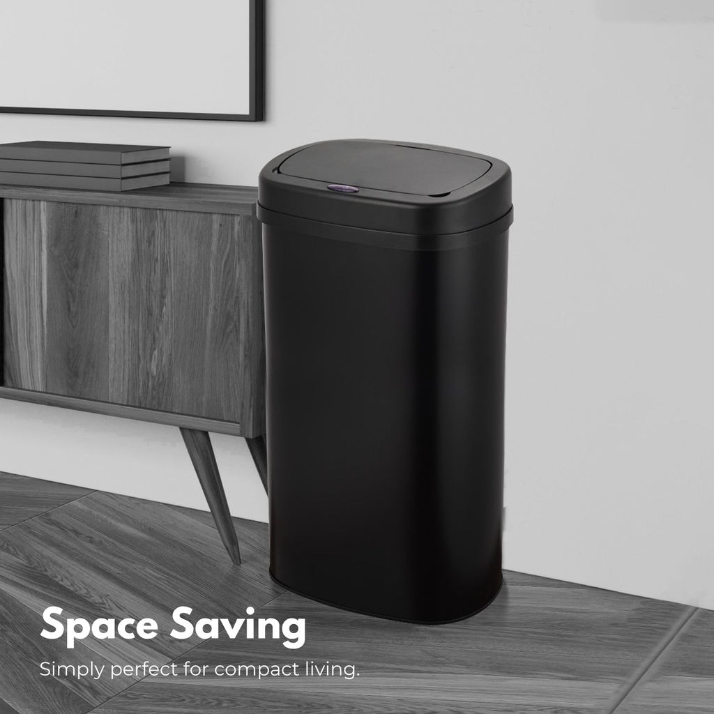 Oval Sensor Bin 60L - Black