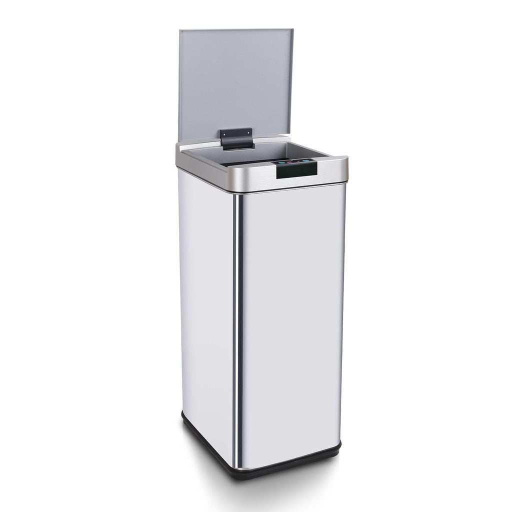 Narrow Silver Square Sensor Bin - 50L