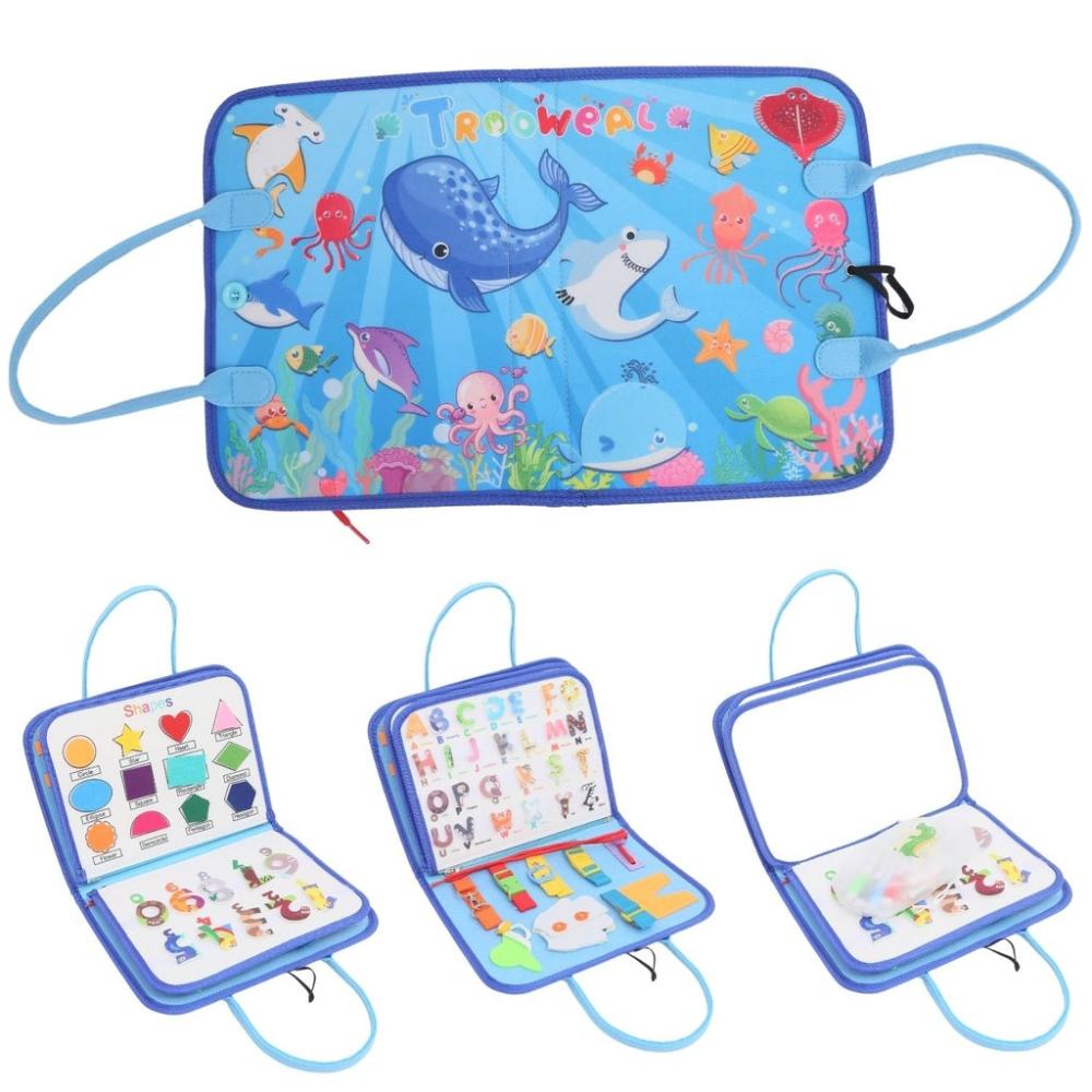 Kids Busy Board Learning Toys (Blue)