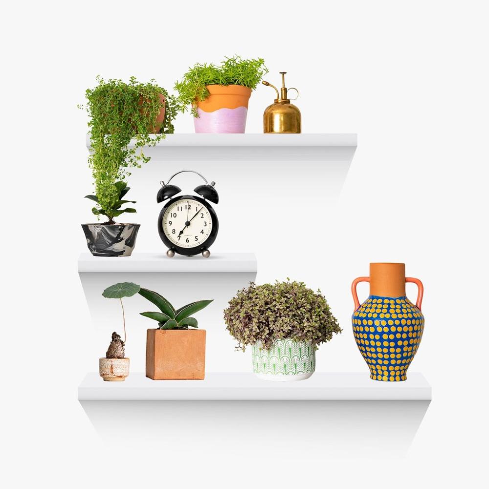 Durable DIY Floating Shelf - Set of 3 White