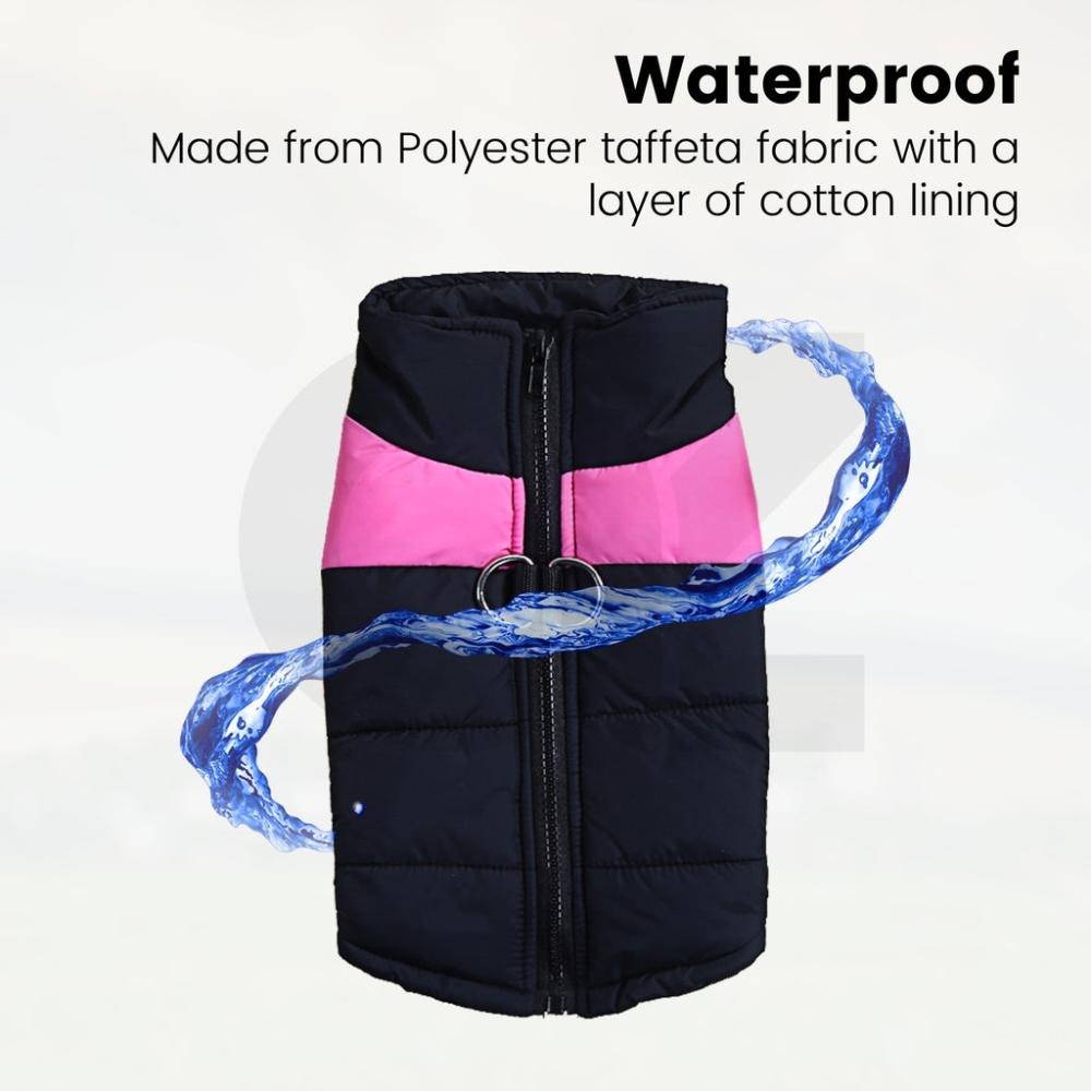Waterproof Pet Winter Vest (L Blue)