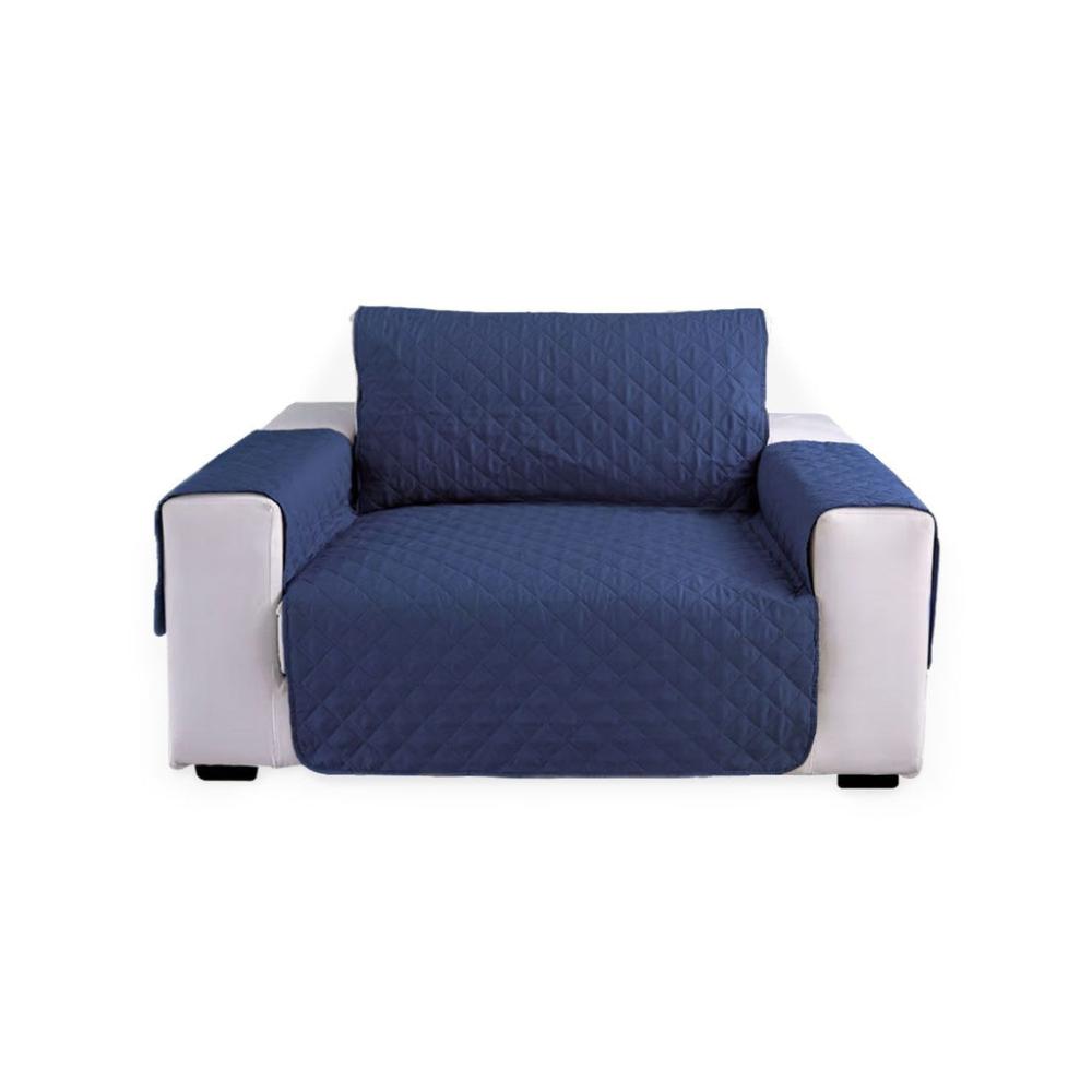 Durable Pet Sofa Cover 1 Seat (Blue)