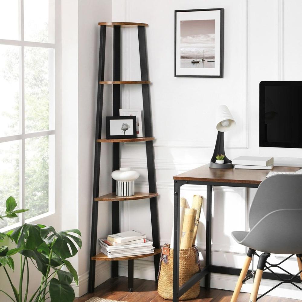 Vintage Elegance 5 Tier Corner Shelf
