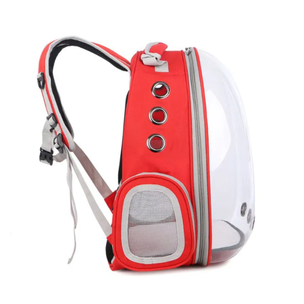 Expandable Space Capsule Backpack - (Red)
