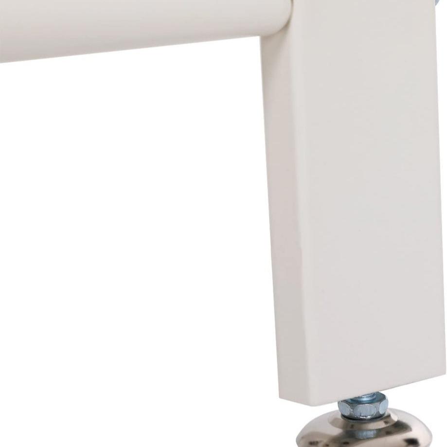 Coat Rack Stand Shoe Bench with Shelves 175cms - White