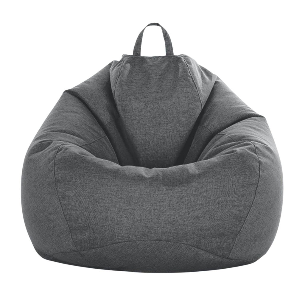 Bean Bag Chair Cover Without Bean Filling 100x120cm (Grey)
