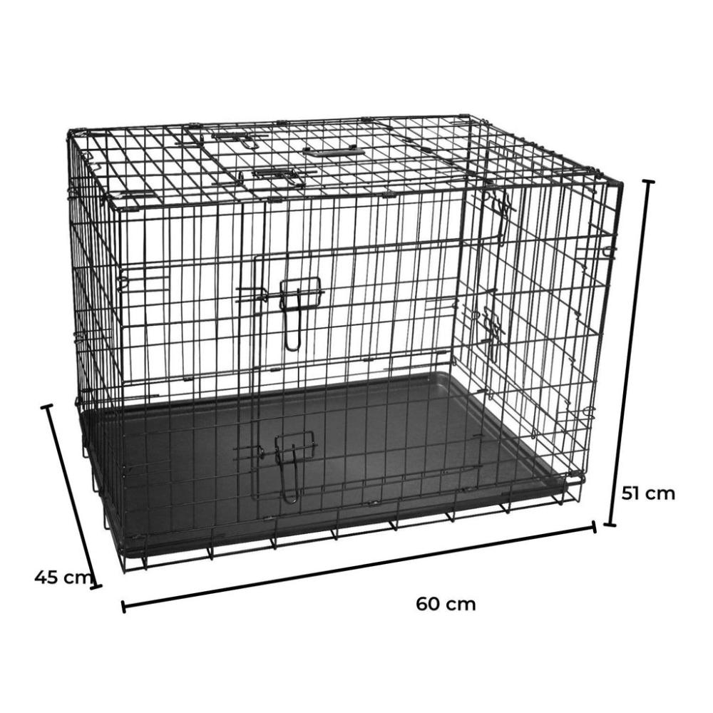 Foldable Rust Resistant Dog Cage 24"
