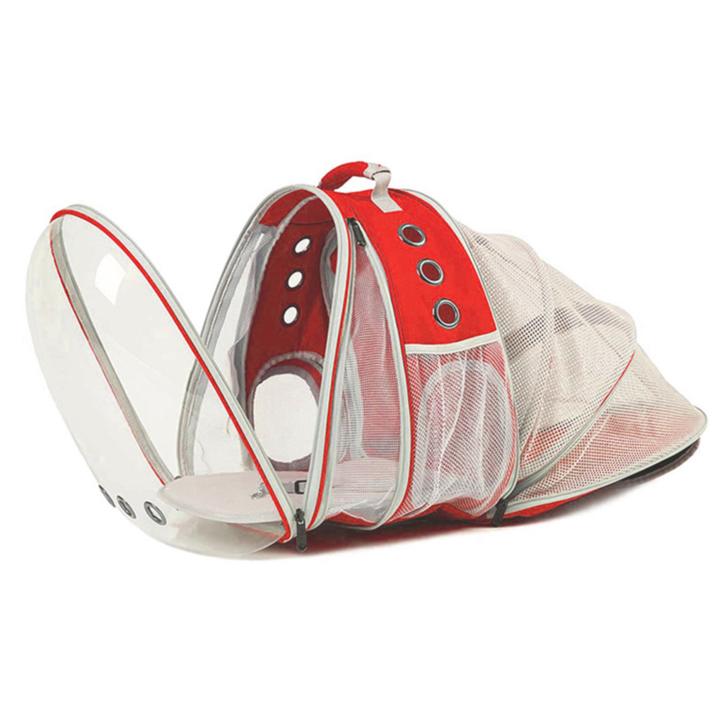 Expandable Space Capsule Backpack - (Red)