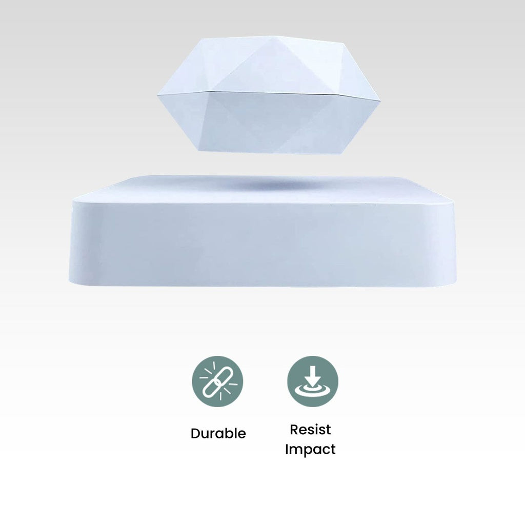 Magnetic Levitating Plant Pot - White