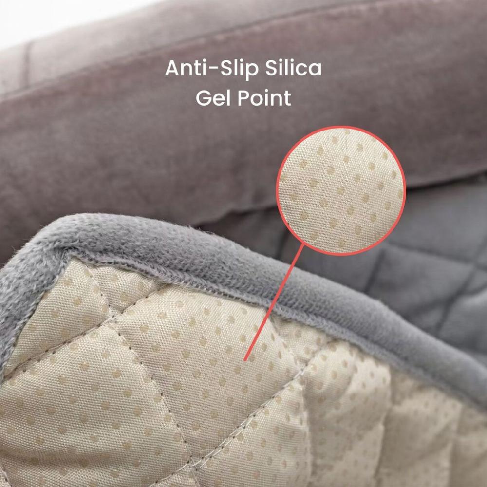 Pet Sofa Cover with Bolster Large Size (Light Grey)