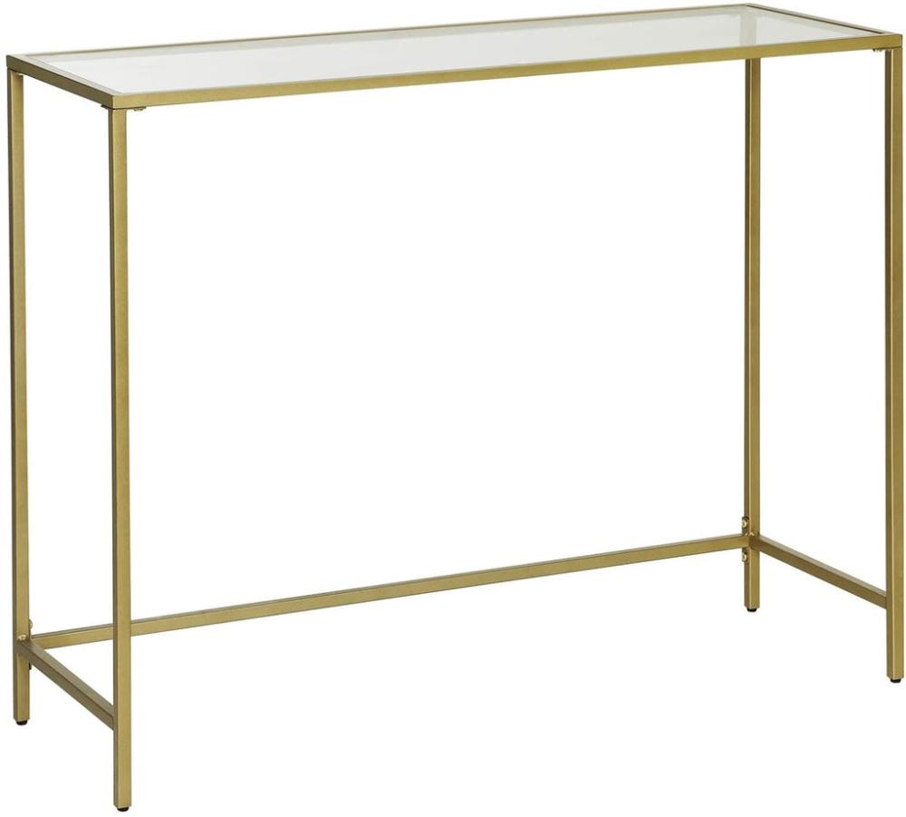 Tempered Glass Top Console Table
