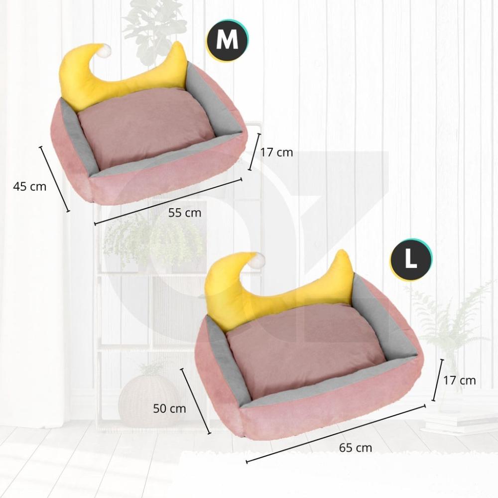 Moon Design Pet Bed (Large - Pink)
