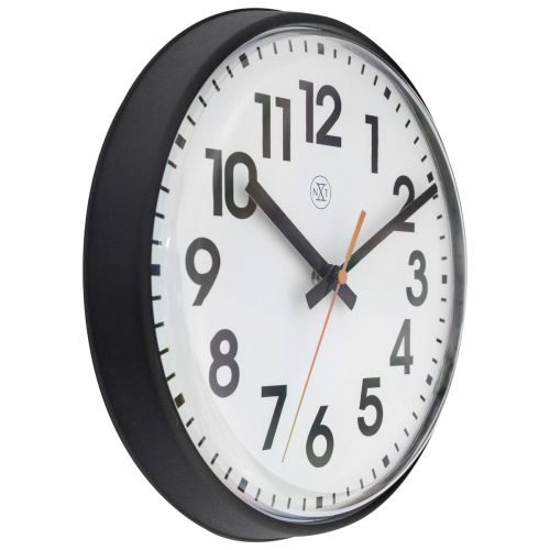 NeXtime Peter Wall Clock 26cm (Available in 2 Frame Colors)