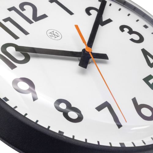 NeXtime Peter Wall Clock 26cm (Available in 2 Frame Colors)